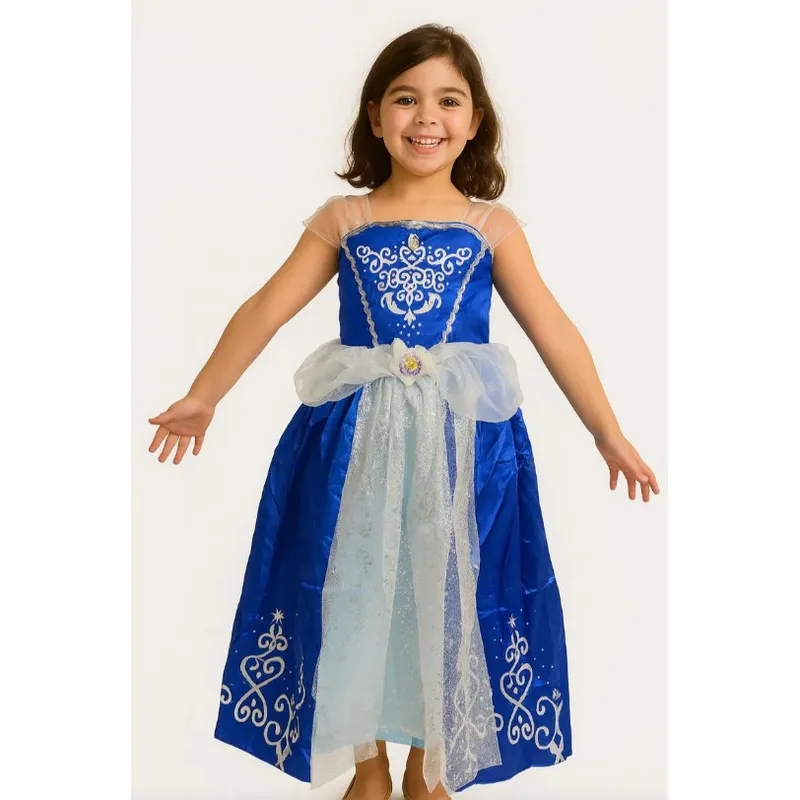 GENERICO - Disfraz de Princesa Real Talla 130 cm