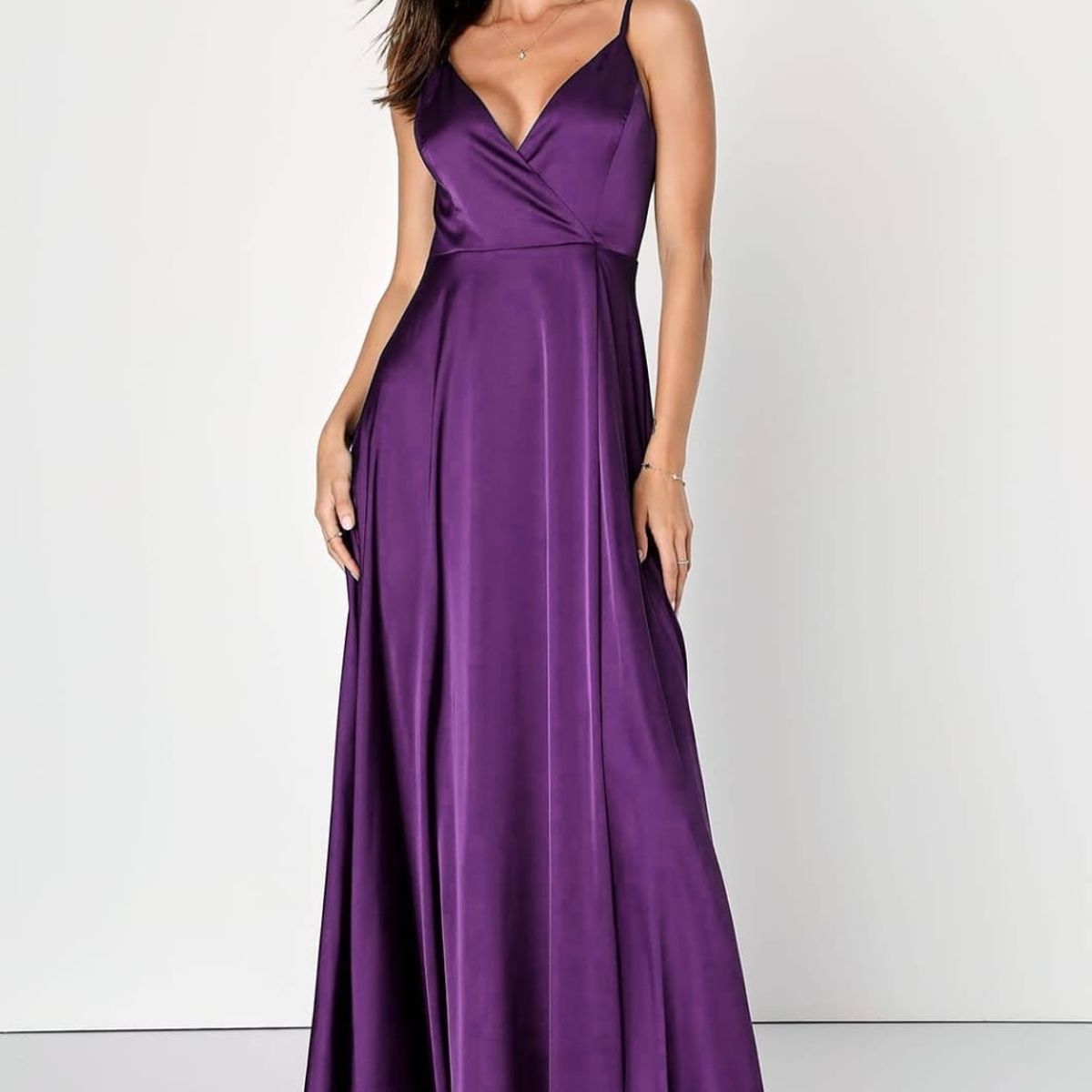 LUNA - VESTIDO DE FIESTA SIENA SATIN