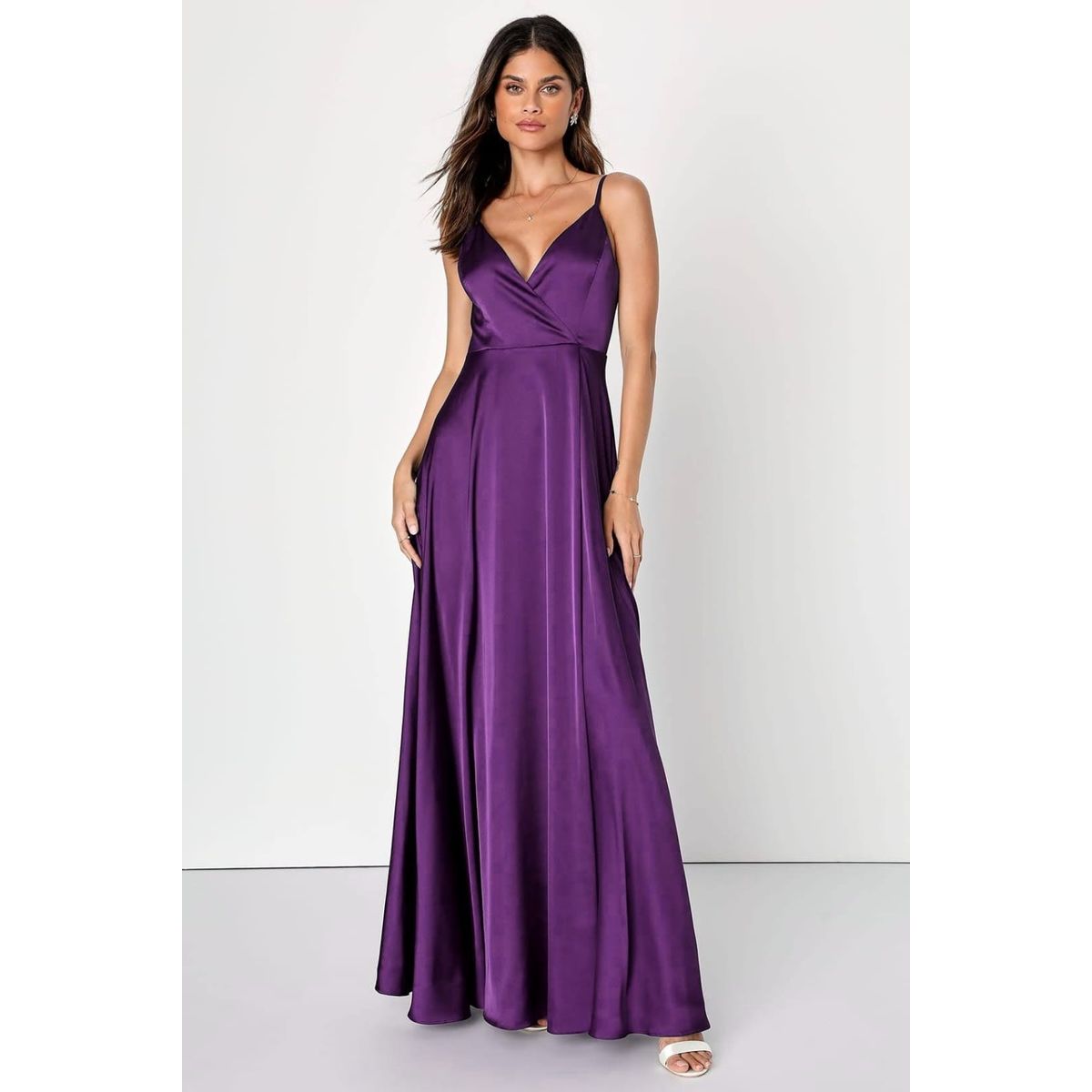 LUNA - VESTIDO DE FIESTA SIENA SATIN