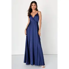 LUNA - VESTIDO DE FIESTA SIENA SATIN