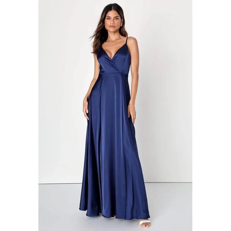 LUNA - VESTIDO DE FIESTA SIENA SATIN