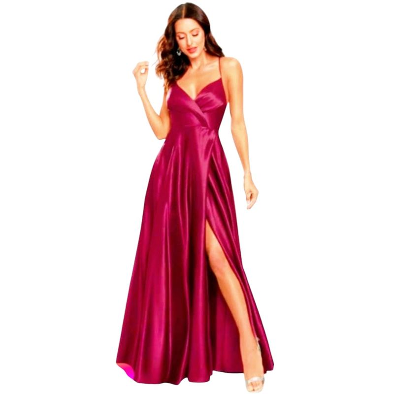 LUNA - VESTIDO DE FIESTA SIENA SATIN