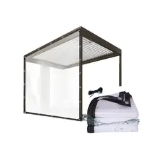 GENERICO - Lonas Transparentes Impermeables terraza 3x2 metros