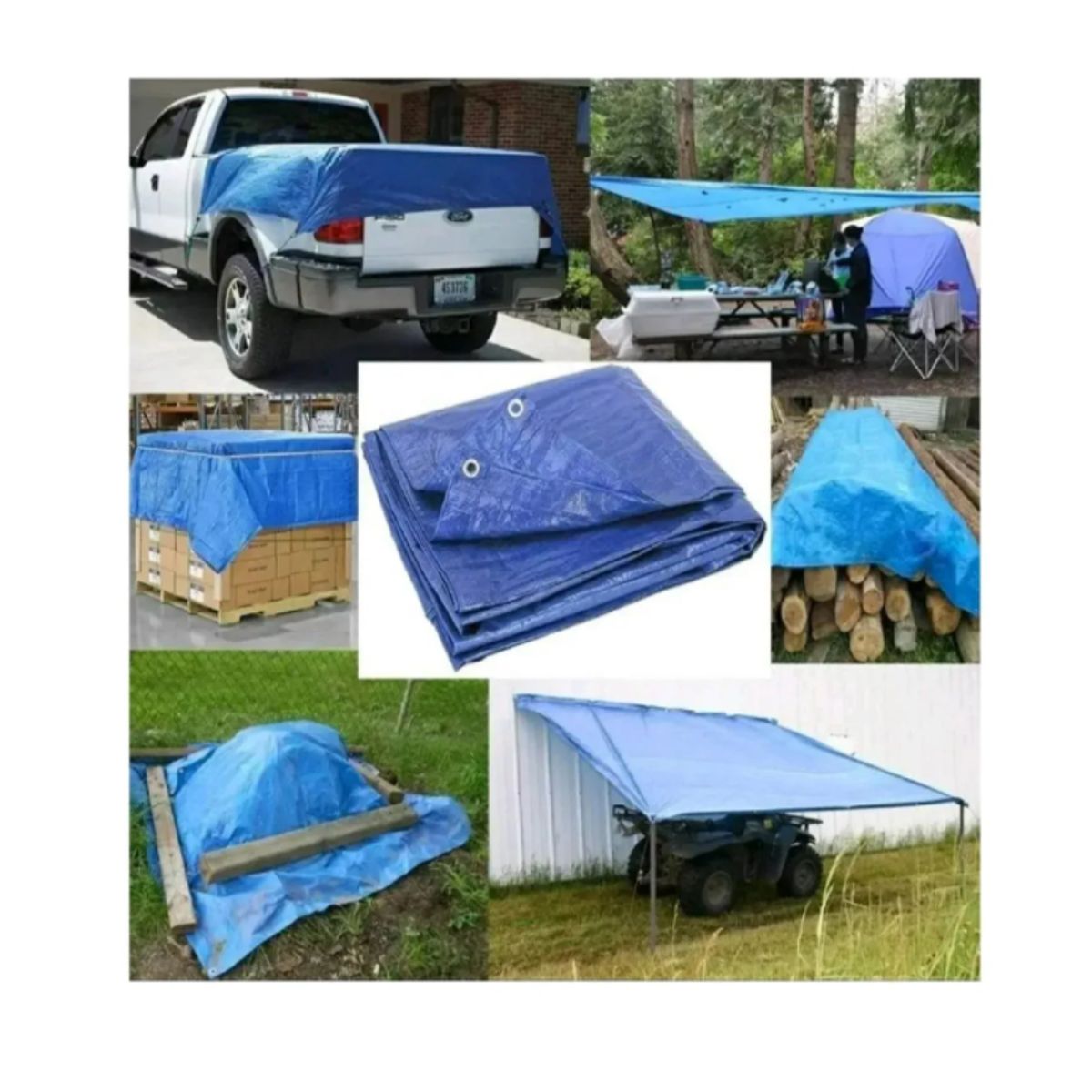 GENERICO - Carpa Lona Cobertor Multiusos Impermeable 2 X 3 Metros