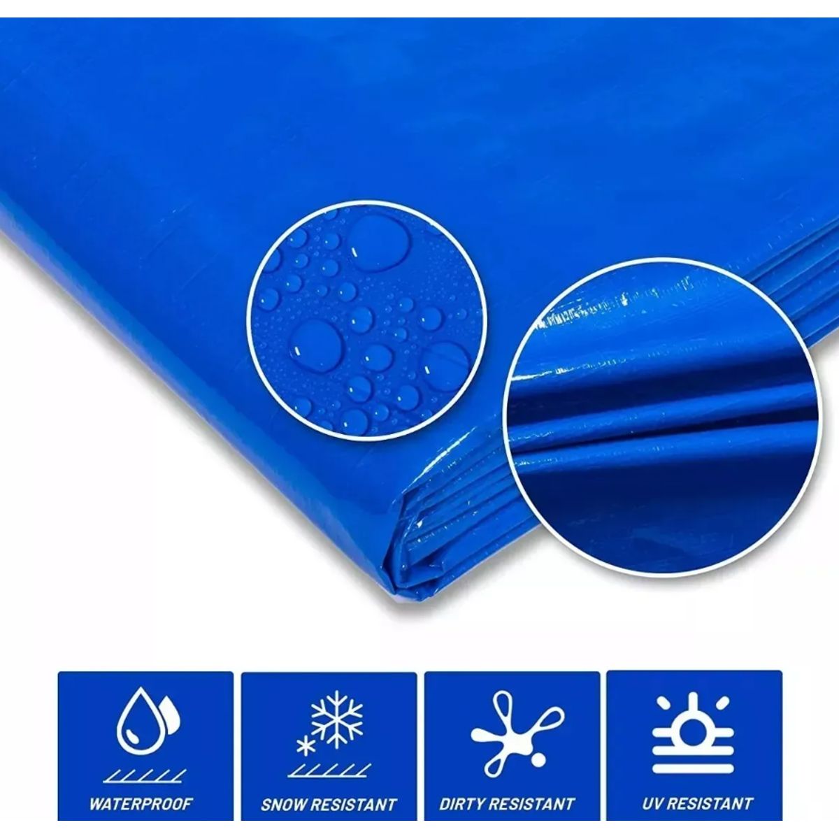 GENERICO - Carpa Lona Cobertor Multiusos Impermeable 3 X 3 Metros