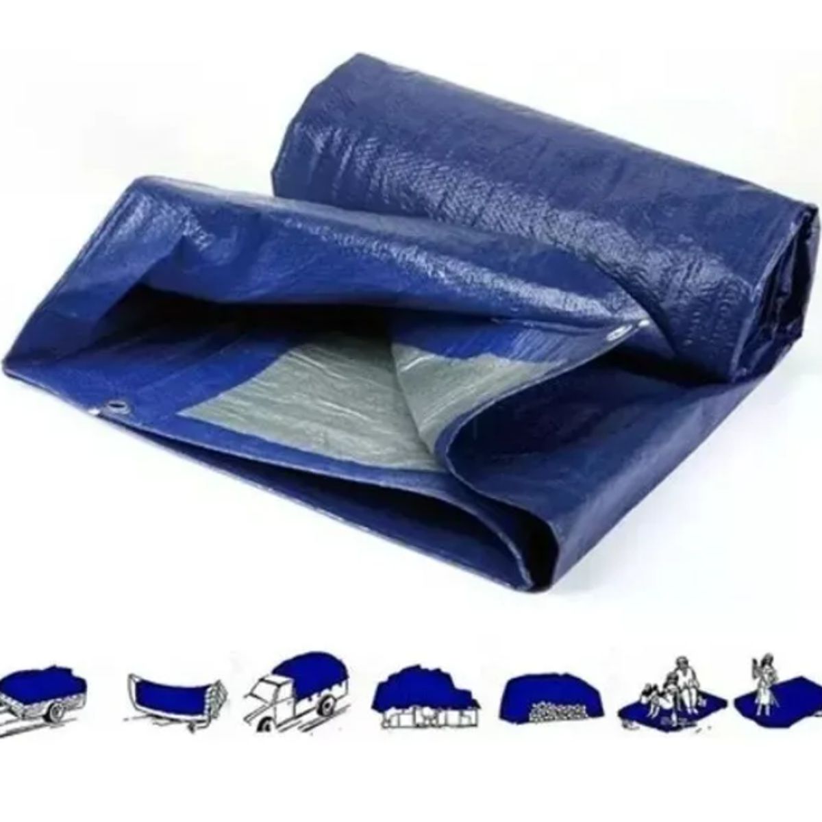 GENERICO - Carpa Lona Cobertor Multiusos Impermeable 3 X 3 Metros