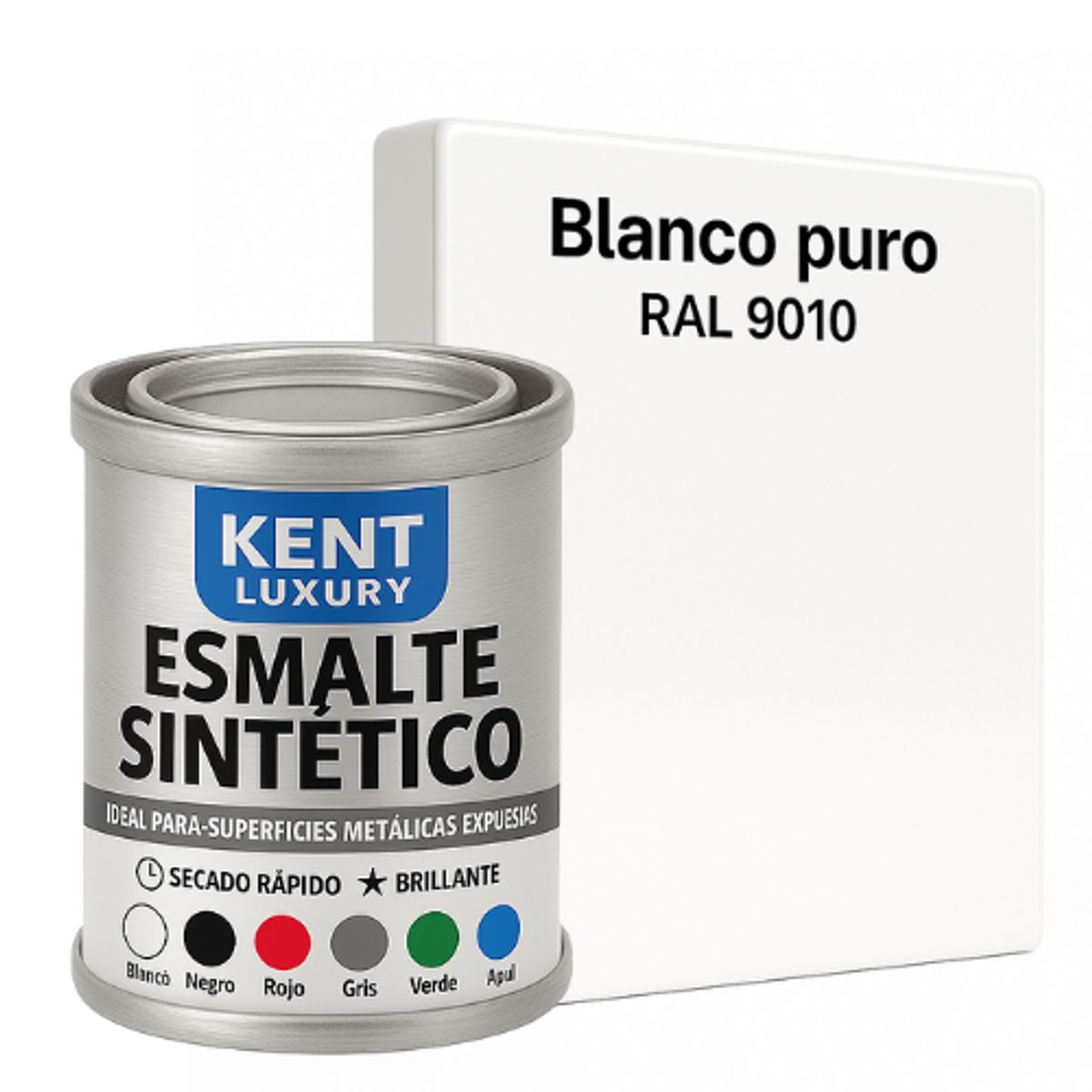 KENT - ESMALTE SINTETICO - 1-32 GALÓN - BLANCO
