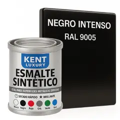 KENT - ESMALTE SINTETICO - 1-32 GALÓN - NEGRO