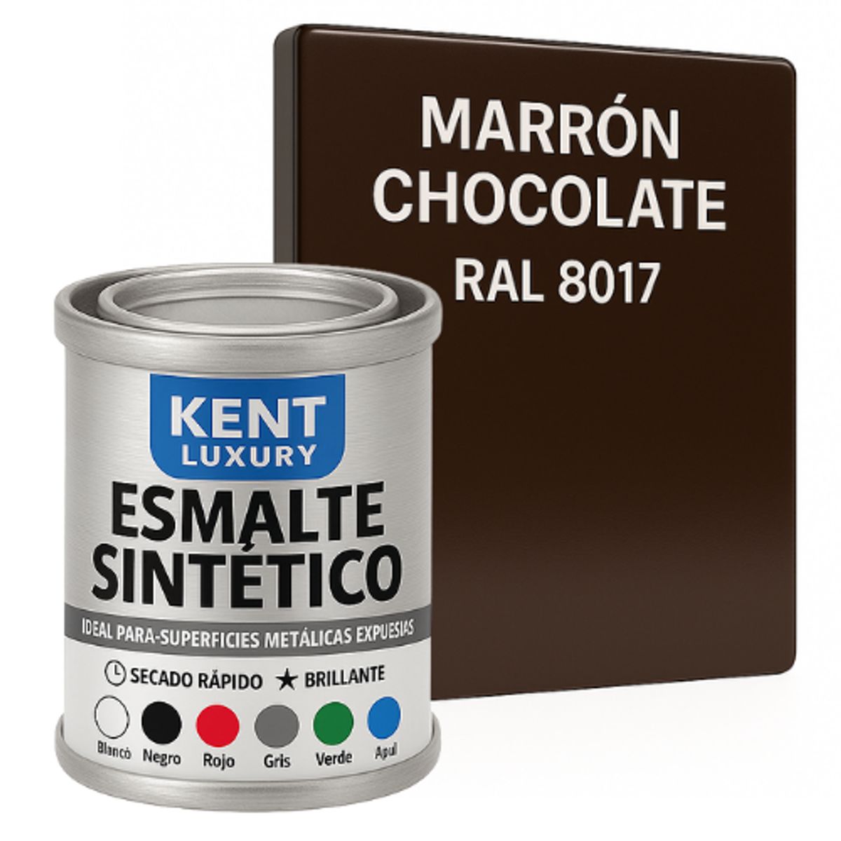 KENT - ESMALTE SINTETICO - 132 GALÓN - CHOCOLATE