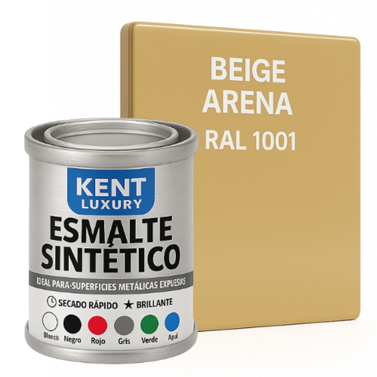 KENT - ESMALTE SINTETICO - 1-32 GALÓN - BEIGE