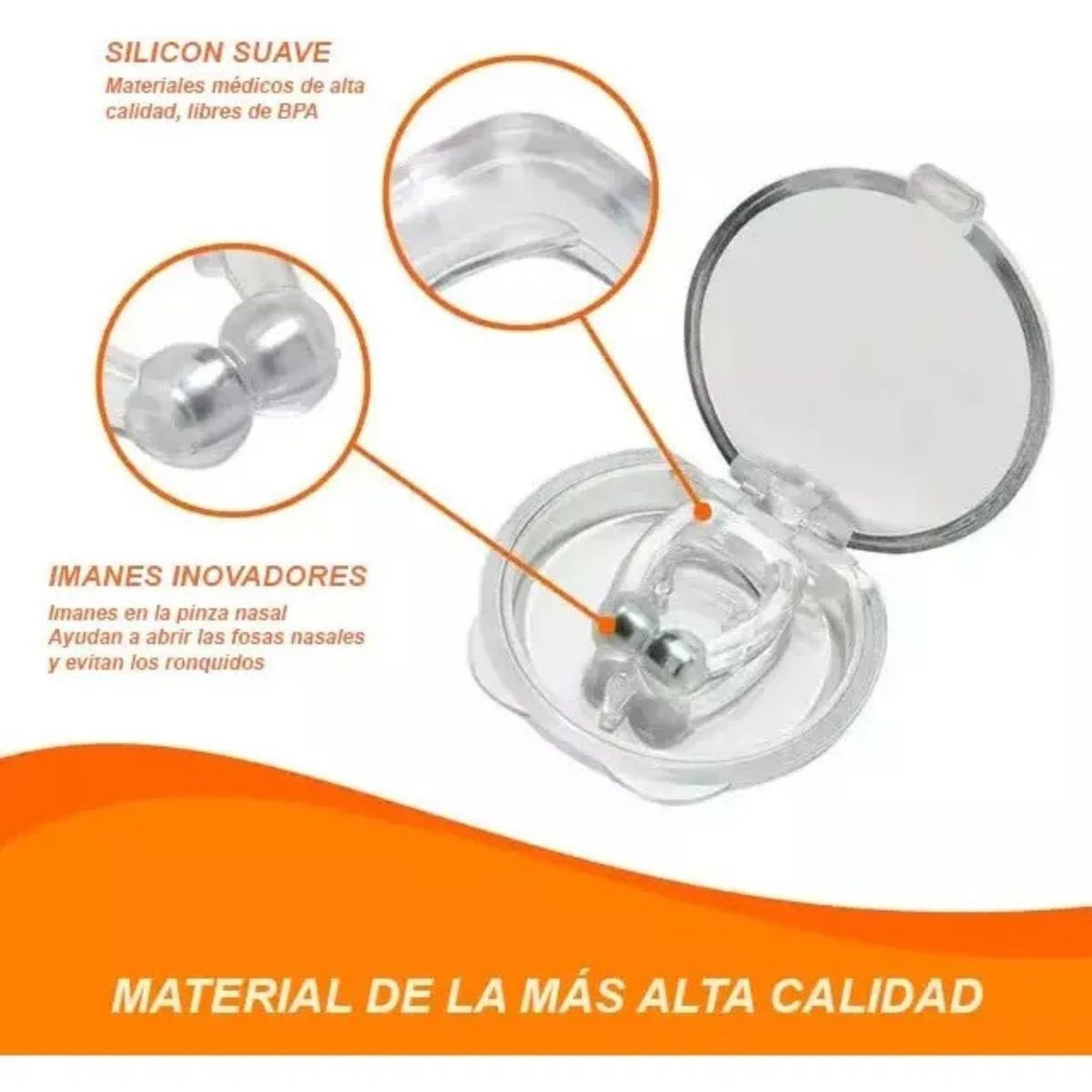 MOVI - Dispositivo nasal anti ronquidos con tecnología magnética