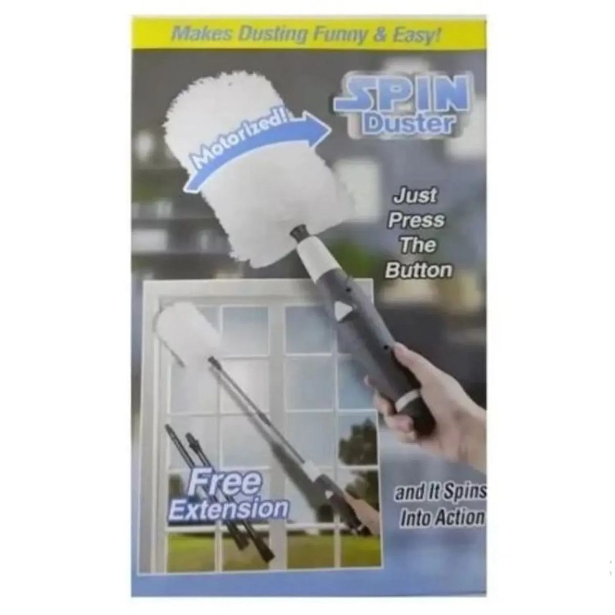 MOVI - Plumero Eléctrico Motorizado Spin Duster