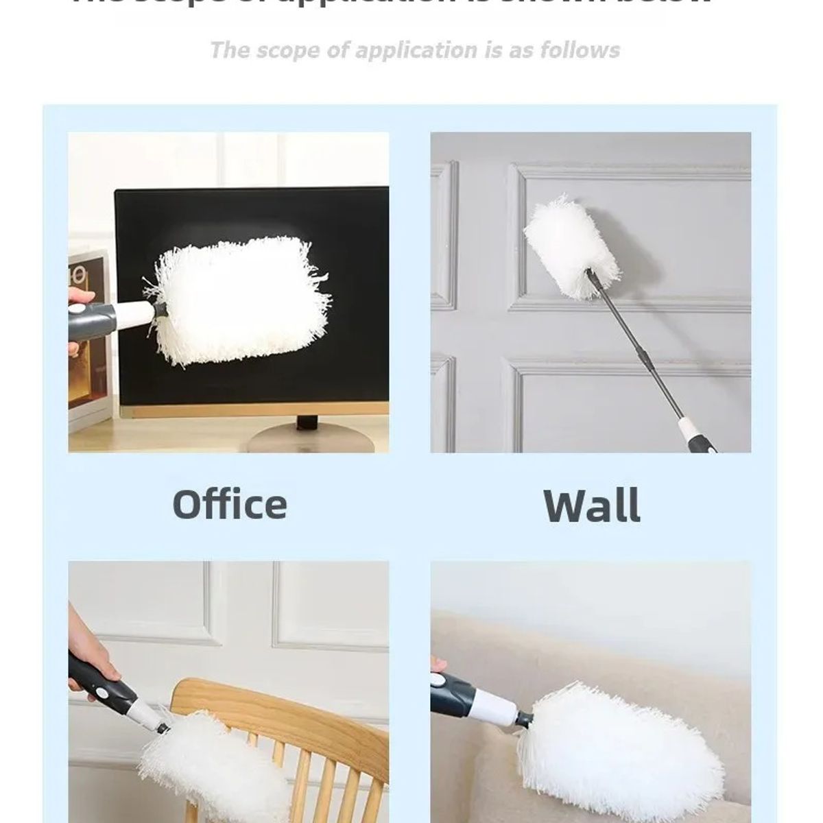 MOVI - Plumero Eléctrico Motorizado Spin Duster