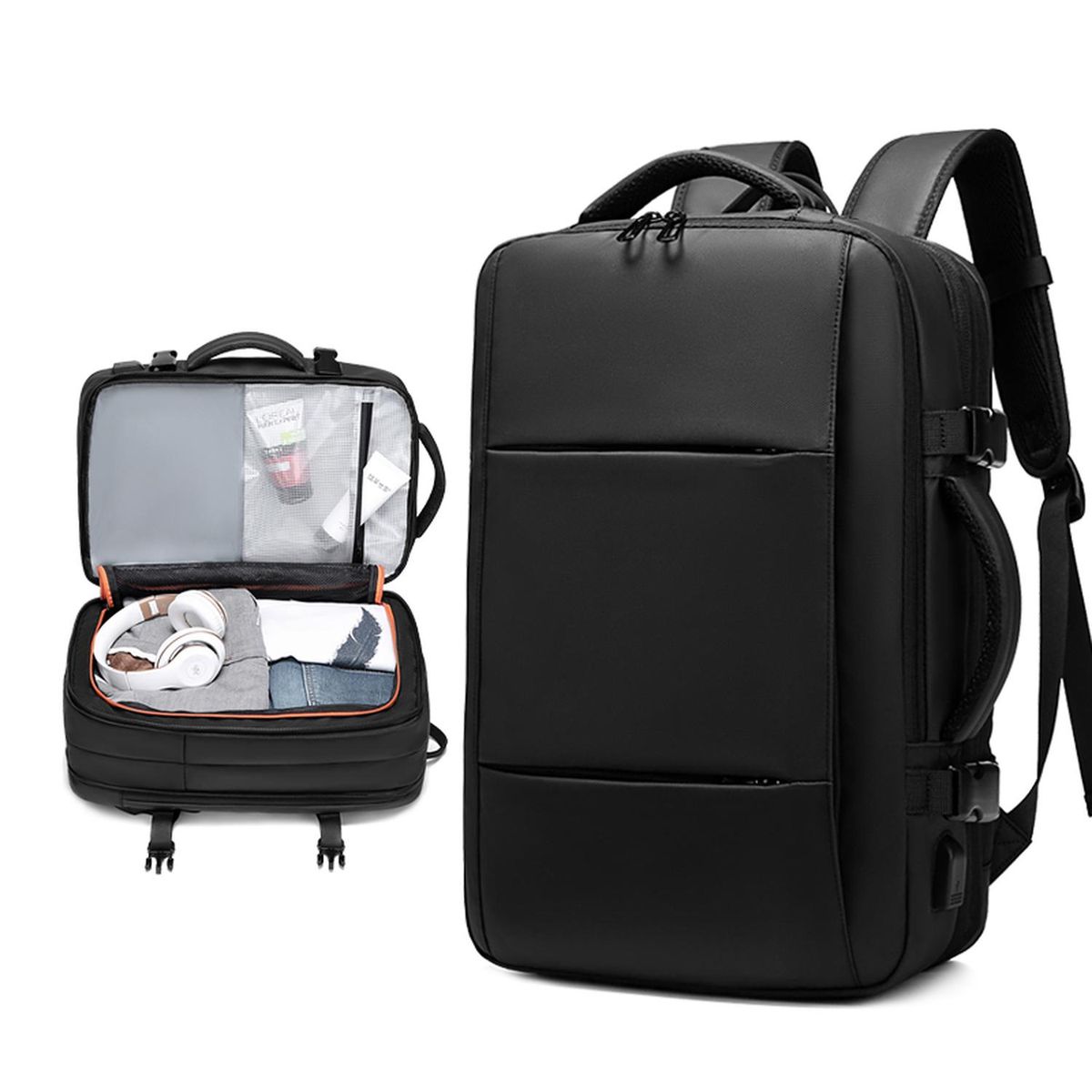 KRONE GAMING - Mochila Krone Travel Bag - Negra