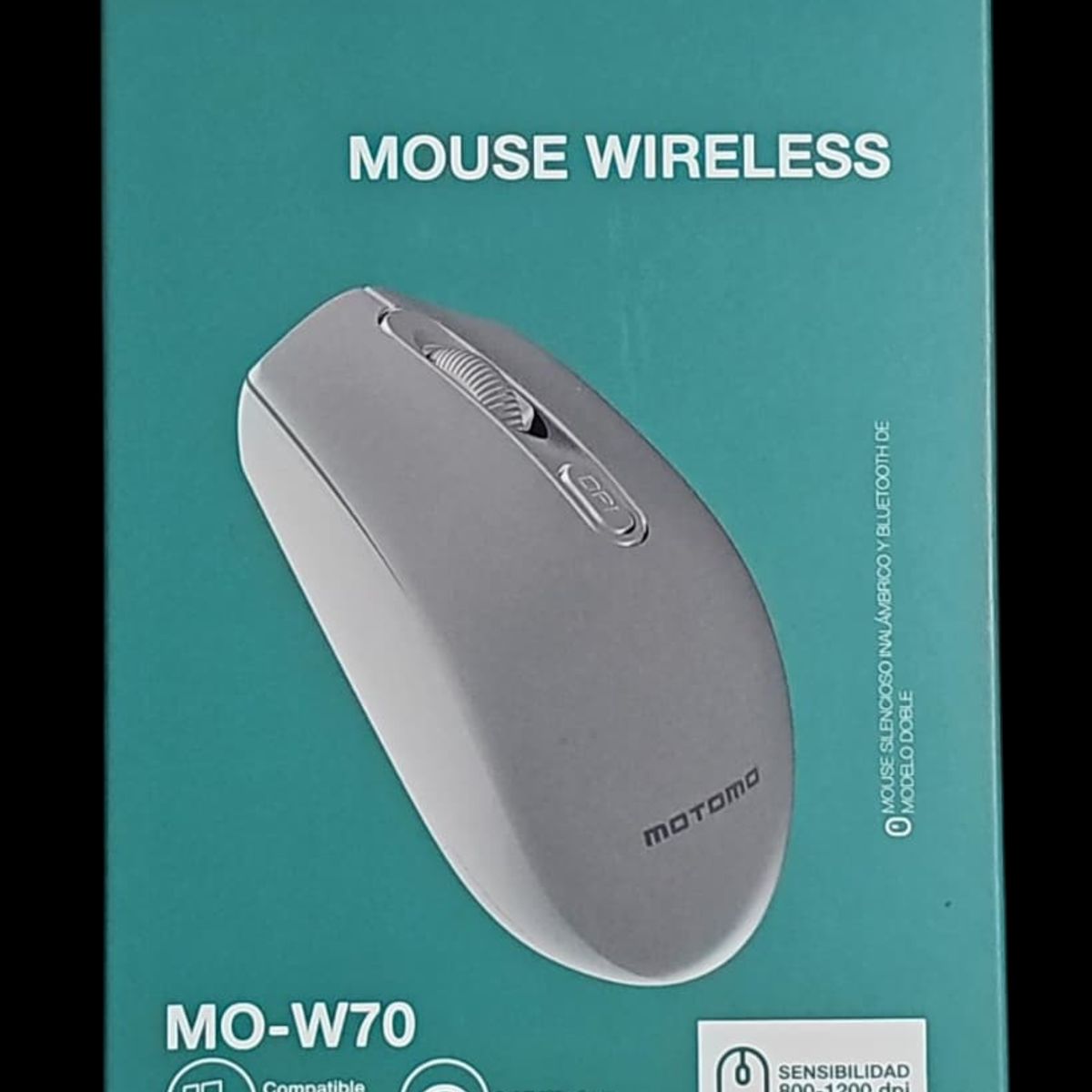 MOTOMO - Mouse Inalambri Usb 800/1200dpi 4 Btn Blanco Motomo Compmo32