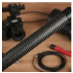GENERICO - Barra De Extensión Para Estabilizador Camara Gimbal O Luces Fibra de carbon