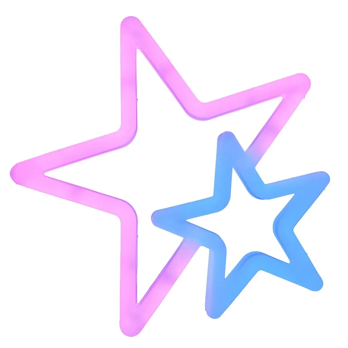 OEM - Letrero Led Neon Adorno Estrella Doble Lampara