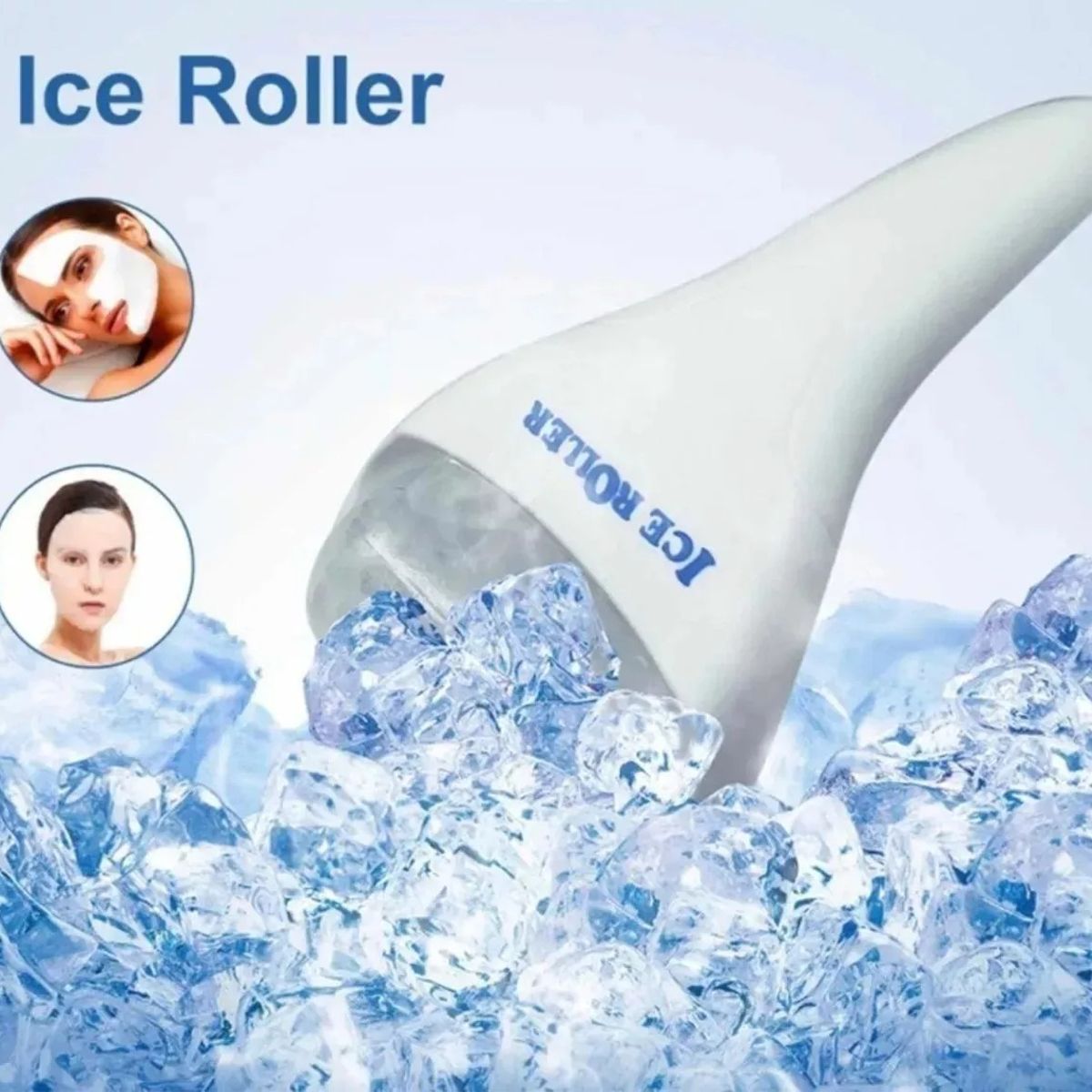 NO LOGO - Rodillo Ice Roller Masaje Facial Gel Frío
