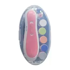NO LOGO - Corta Uñas Para Bebés Niños Lima Recargable Pulidor Rosa