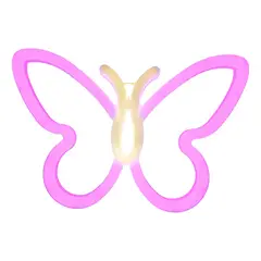 OEM - Letrero Led Neon Adorno Niña Lampara Mariposa