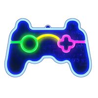 Luz De Neón Led Joystick Decoración Gamer
