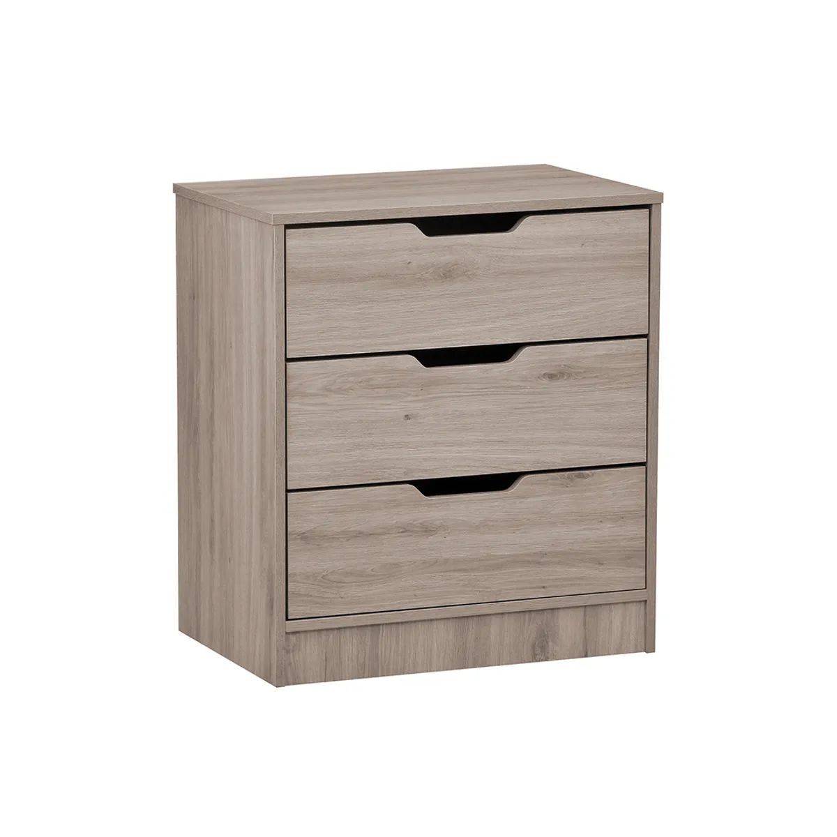 MOBIKIT - Comoda Misuri 3 Cajones Roble Santana Mobikit