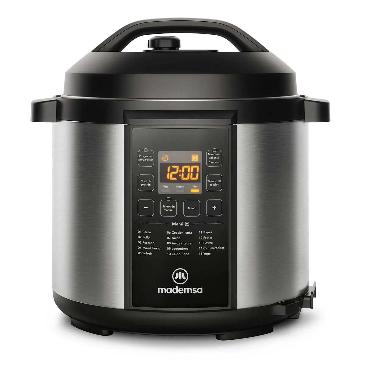 MADEMSA - Olla Eléctrica Multicocción Mademsa 6L Temporizador MPC20