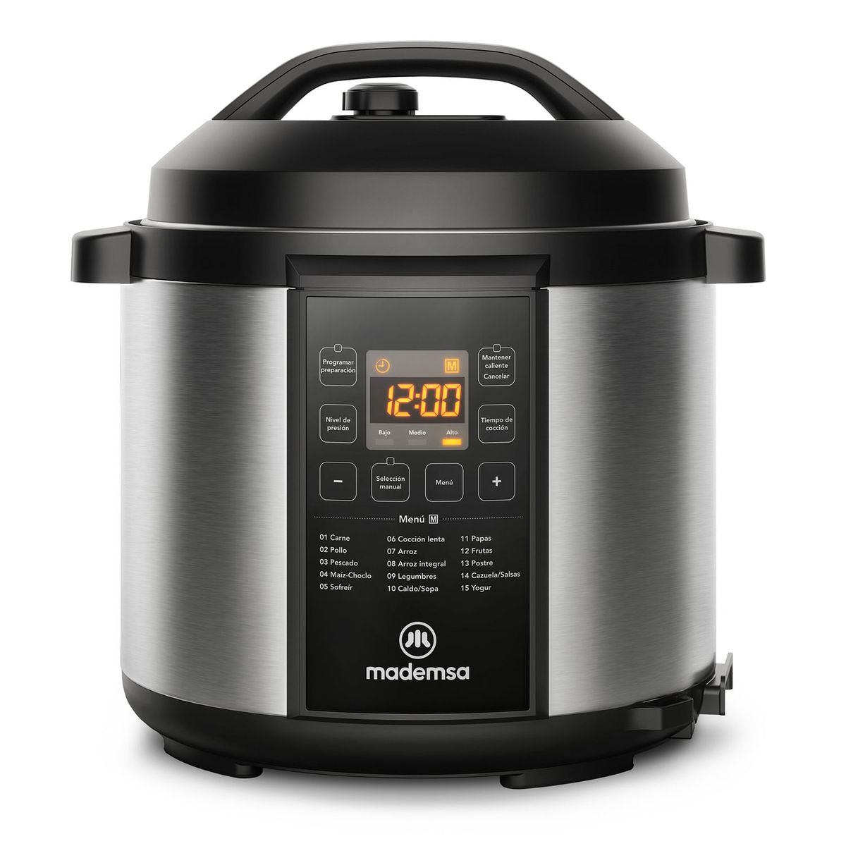 MADEMSA - Olla Eléctrica Multicocción Mademsa 6L Temporizador MPC20