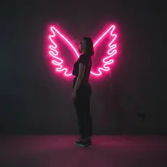 OEM - Letrero Led Neon Adorno Alas Lampara