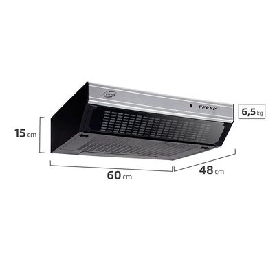 Imagen 2 del producto Campana de Cocina Extractora 60cm Double Function FX U6160