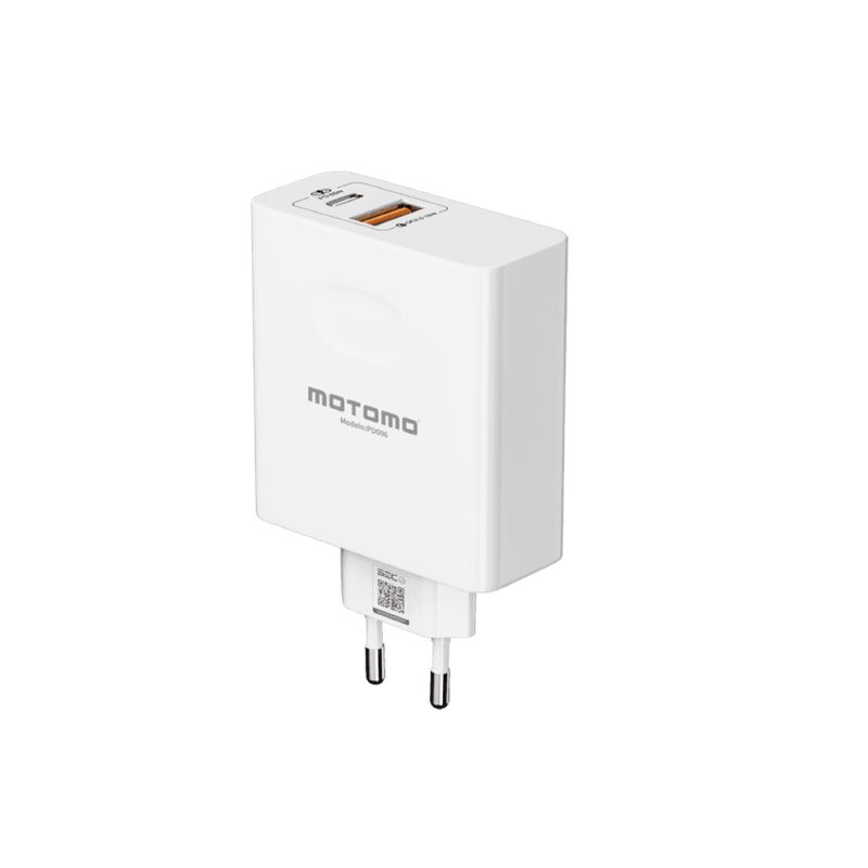MOTOMO - CARGADO PARED 2USB USB-CUSB-A 65W PD-65WQC30 MOTOMO PD006