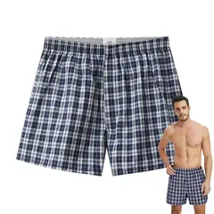 ATURE - Boxers Holgados Para Hombre Con Estampado A Cuadros