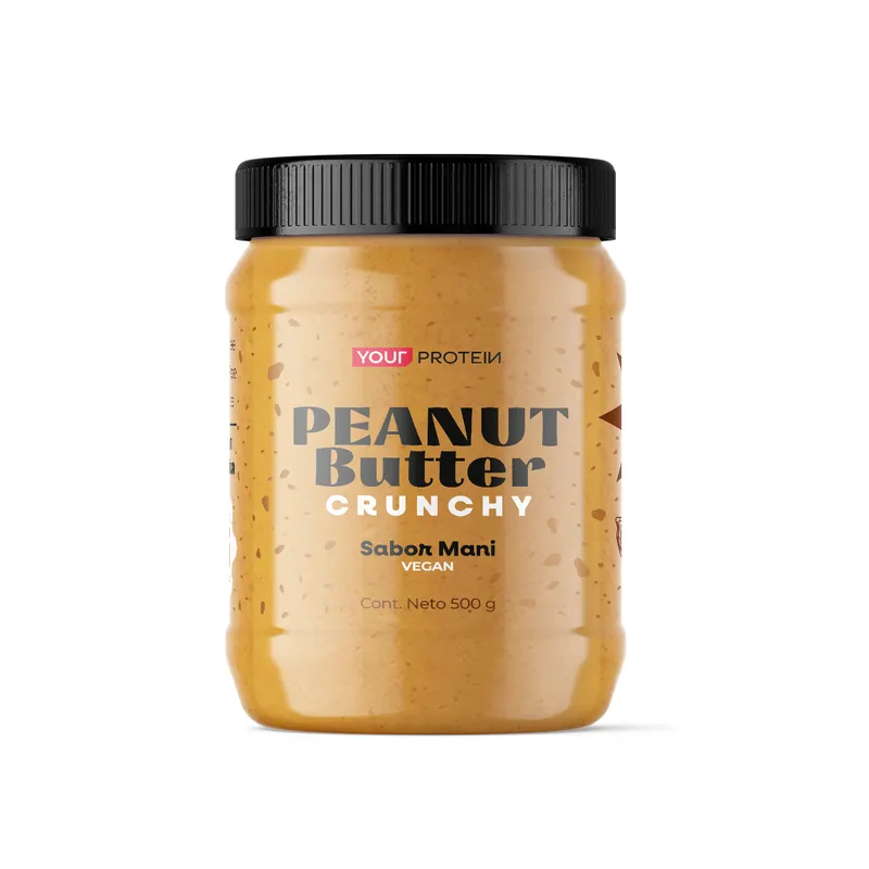 YOUR PROTEIN - Mantequilla de Mani Peanut Butter Crunchy 500g Your Protein