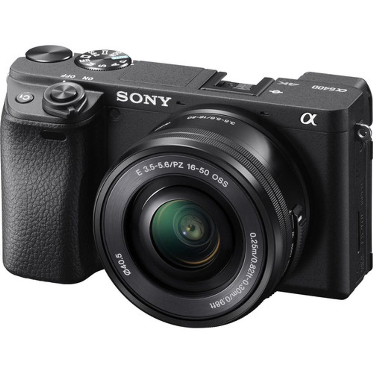 SONY - Sony a6400 Mirrorless Camera with 16-50mm f 3.5 - 5.6 Lens - Negro