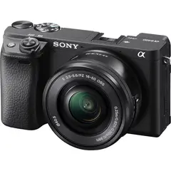 SONY - A6400 Mirrorless Camera with 16-50mm f 3.5 - 5.6 Lens - Negro