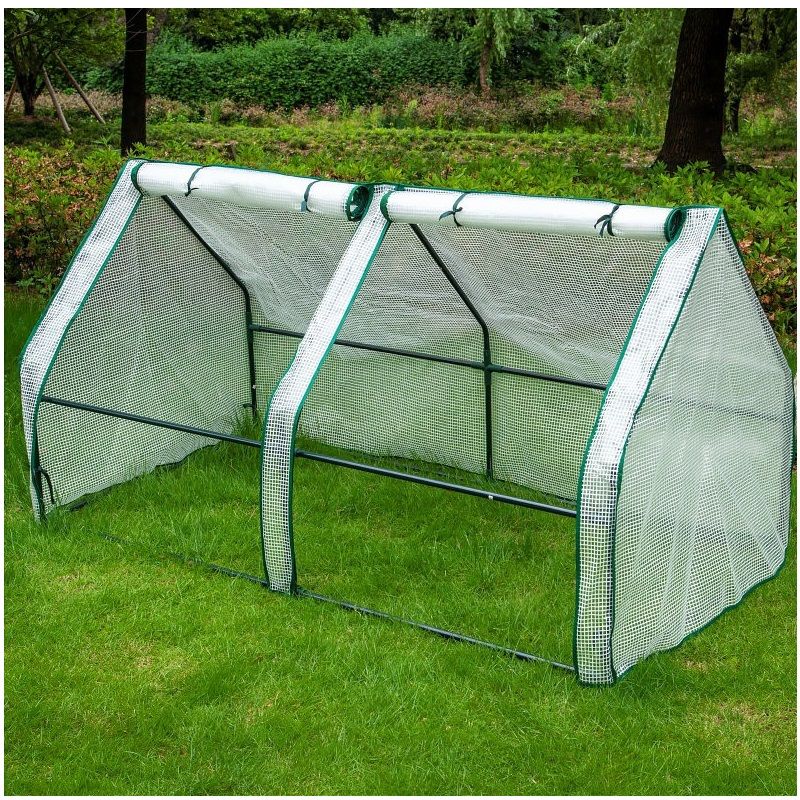SECRETJOY - Invernadero de suelo casa armable Bodegas de jardín 180x90x90cm