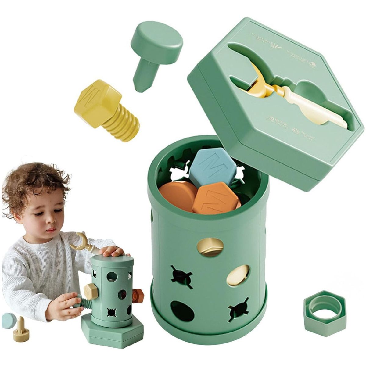 GENERICO - Juguetes Tornillo Para Niños Magnético Regalo De Cumpleaños