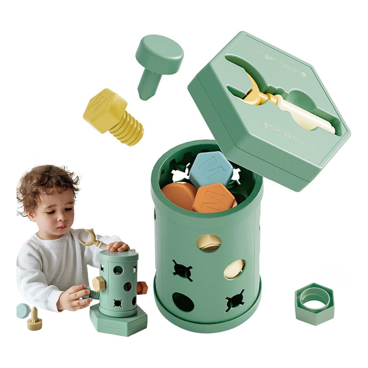 GENERICO - Juguetes Tornillo Para Niños Magnético Regalo De Cumpleaños