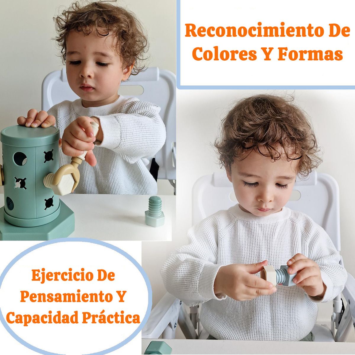 GENERICO - Juguetes Tornillo Para Niños Magnético Regalo De Cumpleaños