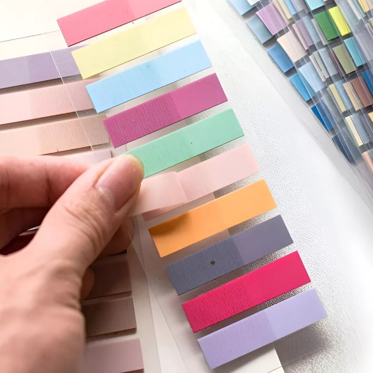 KINDA NICE - 6 Packs Adhesivos Surtido Multicolores Para Libros Notas