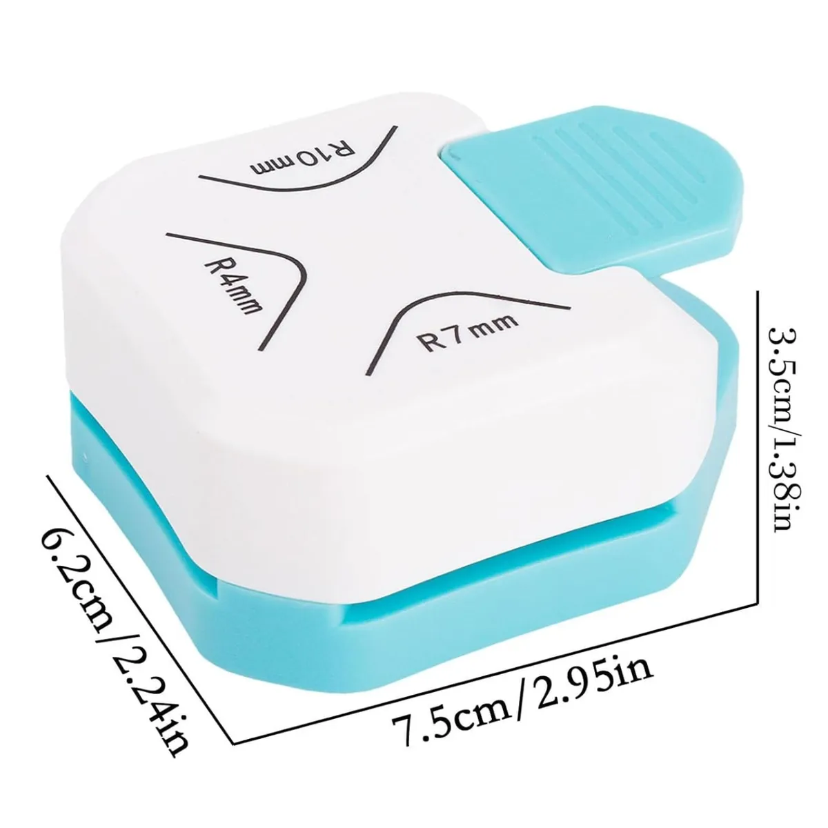 KINDA NICE - Cortador De Esquinas Redondas Con Bisel 3 Cuchillas