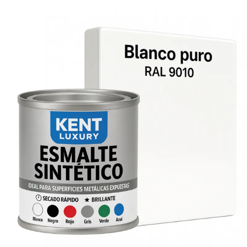 KENT - ESMALTE SINTETICO - 1-16 GALÓN - BLANCO