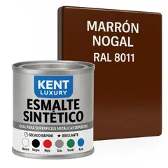 KENT - ESMALTE SINTETICO - 1-16 GALÓN - MARRON NOGAL