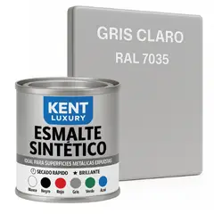 KENT - ESMALTE SINTETICO - 1-16 GALÓN - GRIS CLARO