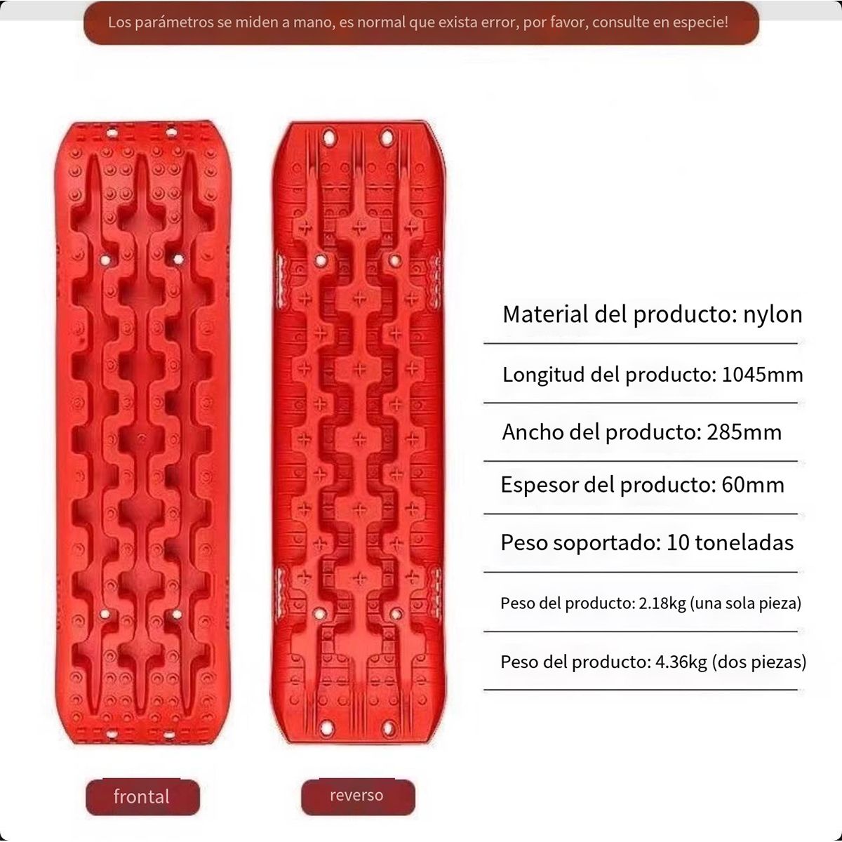 KINDA NICE - Pack 2 De Tablas Auto-rescate Exploracion Nieve Arena Jeepeo