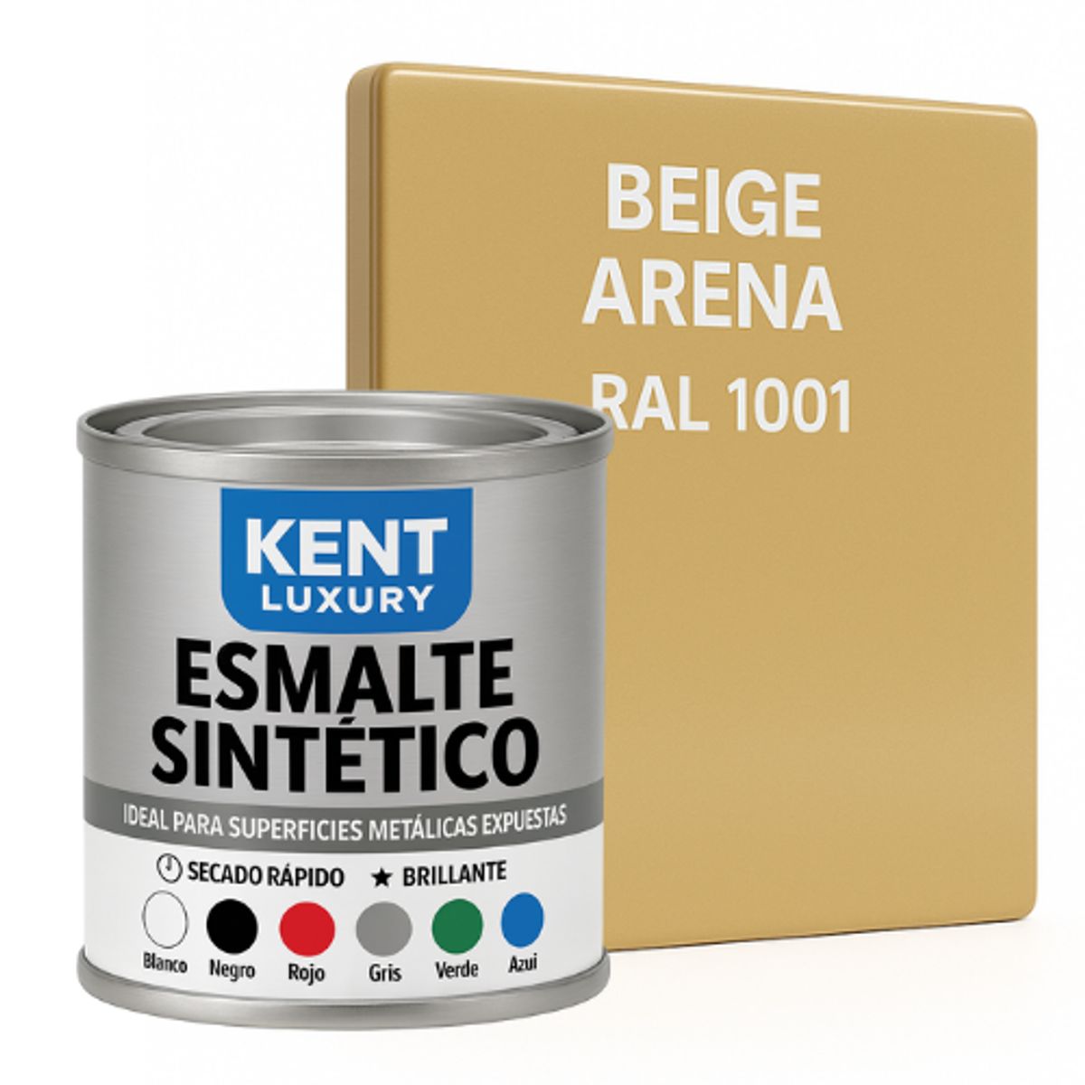 KENT - ESMALTE SINTETICO - 1-16 GALÓN - BEIGE