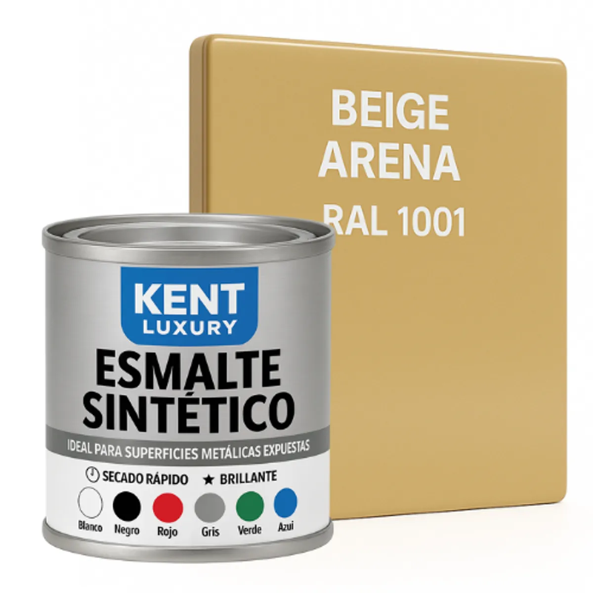 KENT - ESMALTE SINTETICO - 1-16 GALÓN - BEIGE