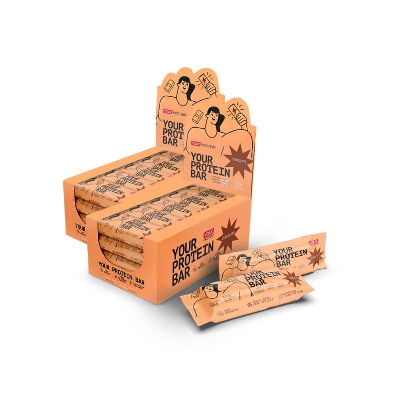 GENERICO - Pack x 32 Barras de Chocolate 60g Your Protein