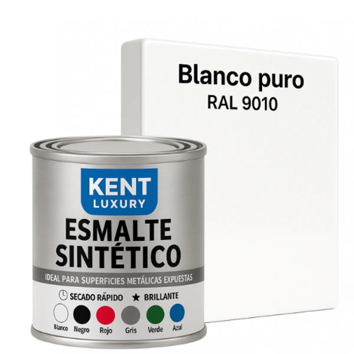 KENT - ESMALTE SINTETICO - 1-8 GALÓN - BLANCO