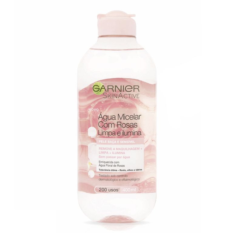 Agua Micelar de Skin Natural con Agua de Rosas 400ml